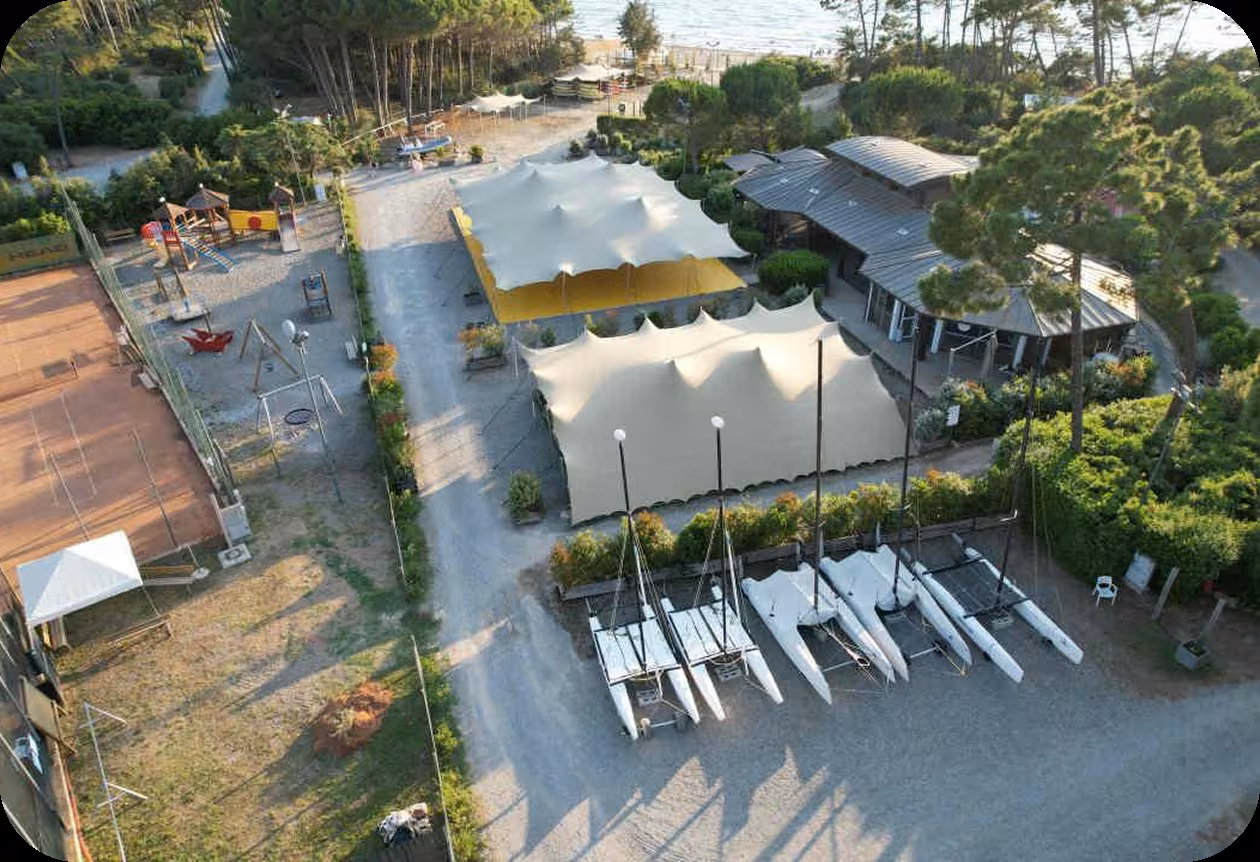 Stretch tent installation — gallery photo 6