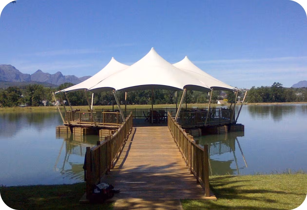 Stretch tent installation — gallery photo 8