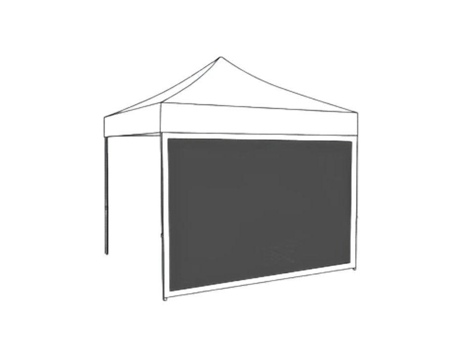 Image with gray tent